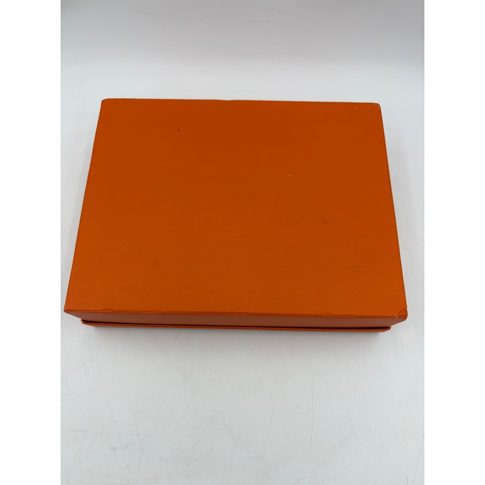Hermes Orange Storage Shoe Box & 2 Herringbone Dust Bags Set Organization READ - Picture 5 of 8